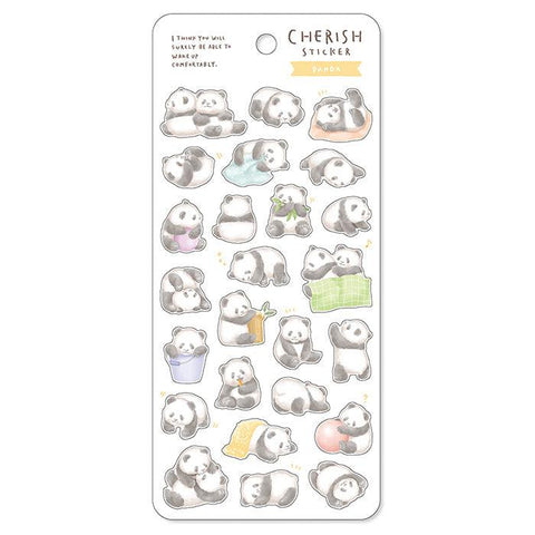 Mind Wave Sticker Sheet - Adorable Animal Panda | papermindstationery.com | Mind Wave, New Arrival, Sticker Sheet