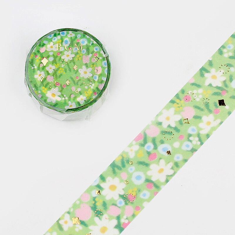 BGM Washi Tape 20mm Foil Stamping - Little World Cherry Blossom