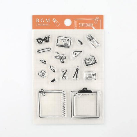 BGM Clear Stamp - Stationery | papermindstationery.com | BGM, clear stamps, Others