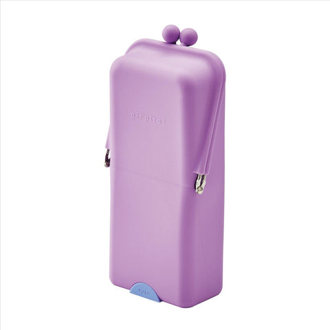 Kutsuwa Airpita Stand Pencil Case - Purple Lavender | papermindstationery.com | Kutsuwa, Pencil Cases, Stationery
