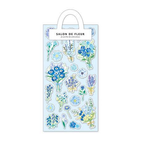 Mind Wave Sticker Sheet - Salon de Fleur Blue Flower | papermindstationery.com | Flower, Mind Wave, sale, Sticker Sheet