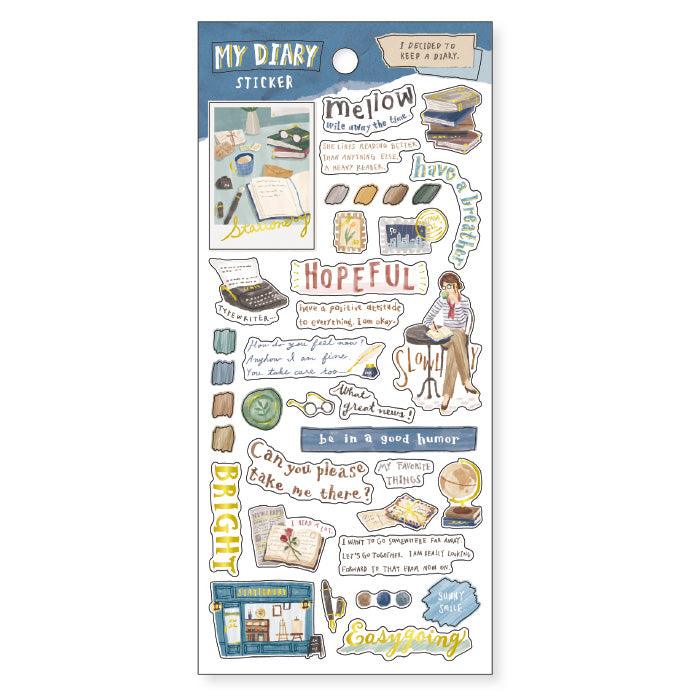 Mind Wave Sticker Sheet - My Diary Sticker Stationery