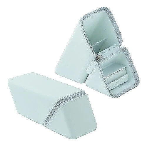 Sonic Kakusta Wide Portable Pen Case Stand with Drawer – Silicone Type Light Blue FD-2045-LB | papermindstationery.com