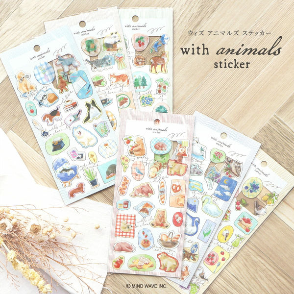 Mind Wave Sticker Sheet - With Animals Swan 82574