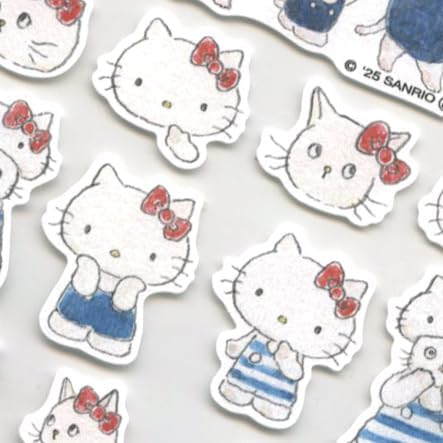 Active Corp Sticker Sheet - Tocoro Comugi x Sanrio Hello Kitty (Pack of 10) | papermindstationery.com