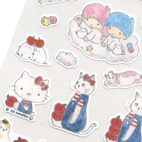Active Corp Sticker Sheet - Tocoro Comugi x Sanrio Characters (Pack of 10) | papermindstationery.com