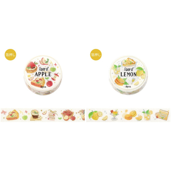 BGM 15mm Washi Taps Set of 2 - Tokimeki Flavor Apple & Lemon