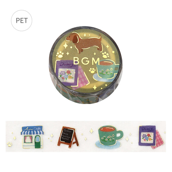 BGM 20mm Foil Stamp Clear Tape "Life" Little Days (Pack of 4) | papermindstationery.com