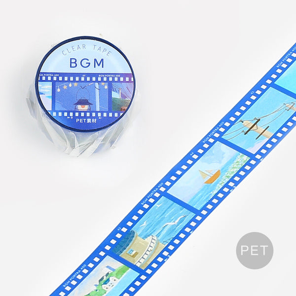 BGM 30mm Clear Tape "Film" 2nd Edition Ultramarine (Pack of 4) | papermindstationery.com