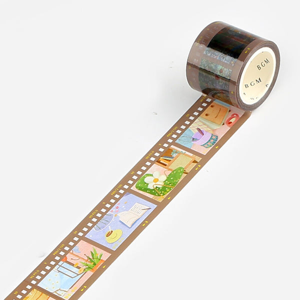 BGM 30mm Clear Tape "Film" 2nd Edition Walnut (Pack of 4) | papermindstationery.com