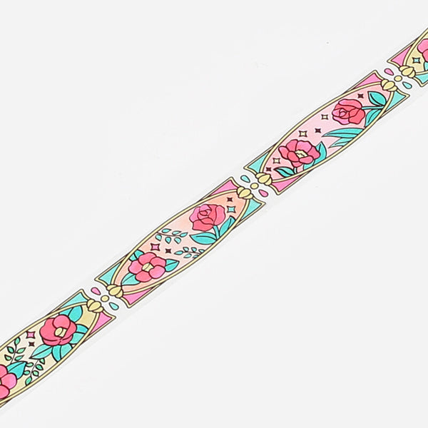 BGM 20mm Clear Tape "Stained Glass" Vol 1 maiden's dream (Pack of 4) | papermindstationery.com