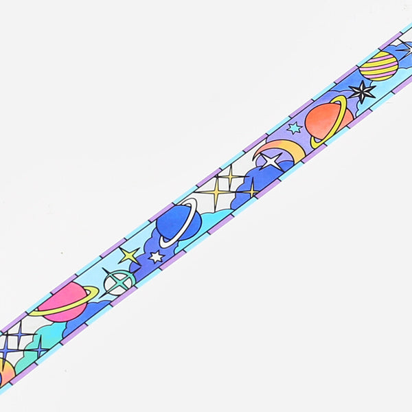 BGM 20mm Clear Tape "Stained Glass" Vol 1 Interstellar Flight (Pack of 4) | papermindstationery.com