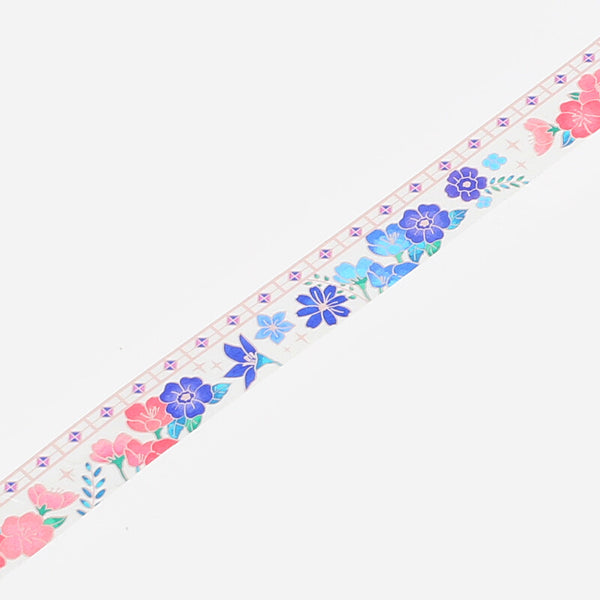BGM 20mm Clear Tape "Stained Glass" Vol 1 Dream Flower (Pack of 4) | papermindstationery.com