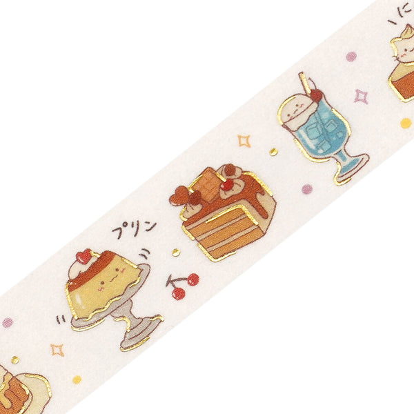 BGM 15mm Foil Stamp Washi Tapes "Life" Cafe Time (Pack of 4) | papermindstationery.com