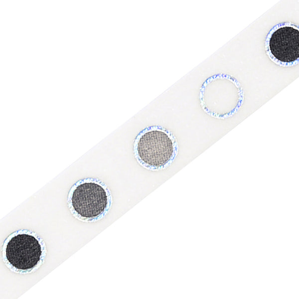 BGM 5mm Foil Stamp Washi Tapes "Life" Basic Circle (Pack of 10) | papermindstationery.com