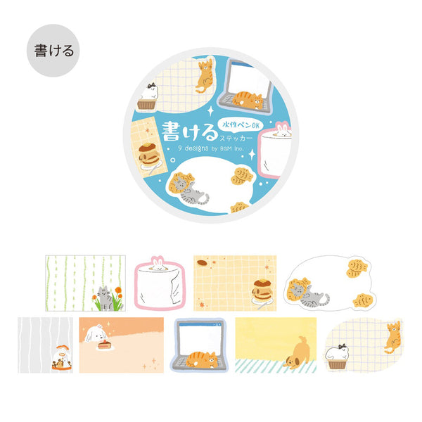 BGM Writable Stickers Roll - Warm & Cozy Days (Pack of 4) | papermindstationery.com