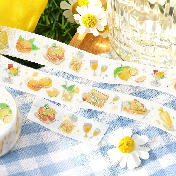 BGM 15mm Washi Taps Set of 2 - Tokimeki Flavor Apple & Lemon | papermindstationery.com