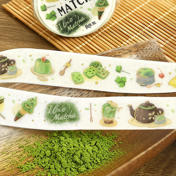 BGM 15mm Washi Taps Set of 2 - Tokimeki Flavor Matcha & Coffee | papermindstationery.com