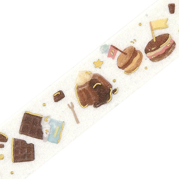BGM 15mm Washi Taps Set of 2 - Tokimeki Flavor Milk & Chocolate | papermindstationery.com