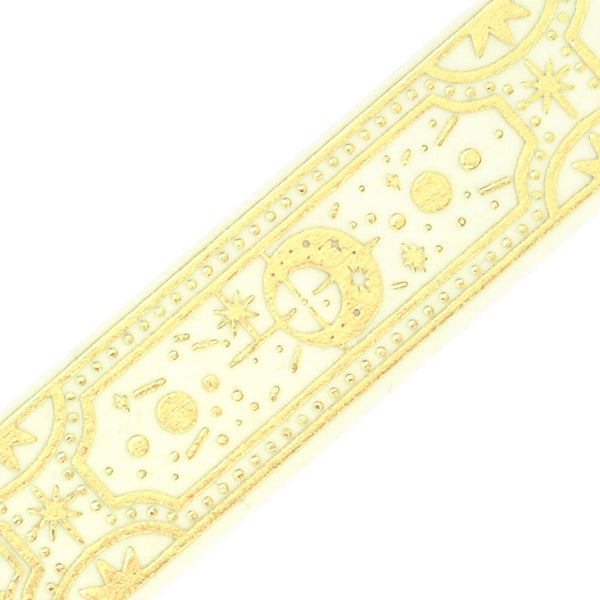 BGM 20mm Foil Stamp Washi Tapes "Star Magic Book" Light (Pack of 4) | papermindstationery.com