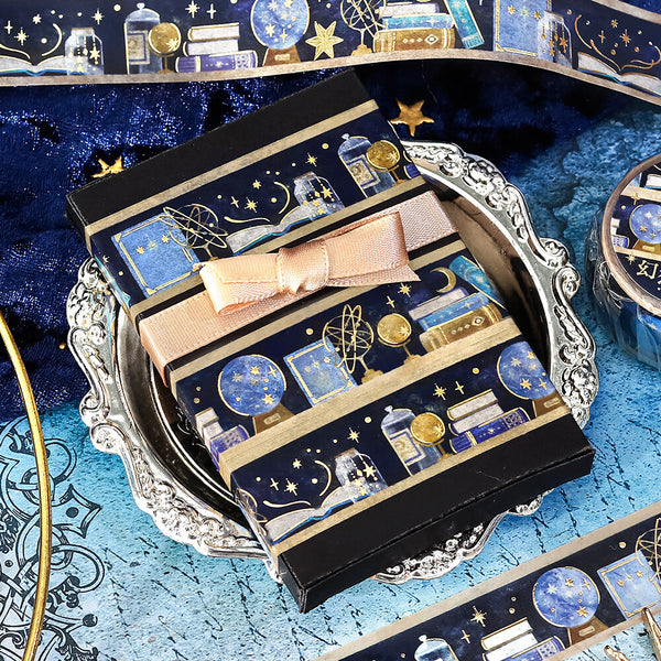 BGM 20mm Foil Stamp Washi Tapes "Fantasy Biblio" Astra (Pack of 4) | papermindstationery.com