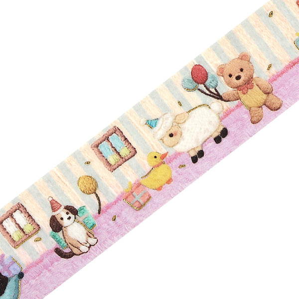 BGM Washi Tape Foil Stamp "Pieni Stitch" - Little Party (Pack of 4) | papermindstationery.com