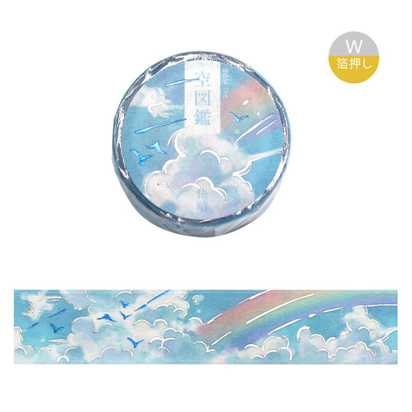 BGM 20mm Wash Tape - Clear Rainbow Sky BM-SDWG001