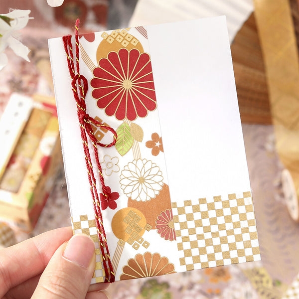 BGM Foil Stamp Washi Masking Tape Set "Colors of Kimono Vol. 2" Colorful and gorgeous kimono (Pack of 4) | papermindstationery.com