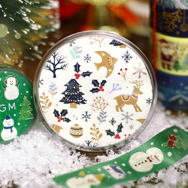 BGM 15mm Wash Tape - Christmas Forest BM-SPLM057