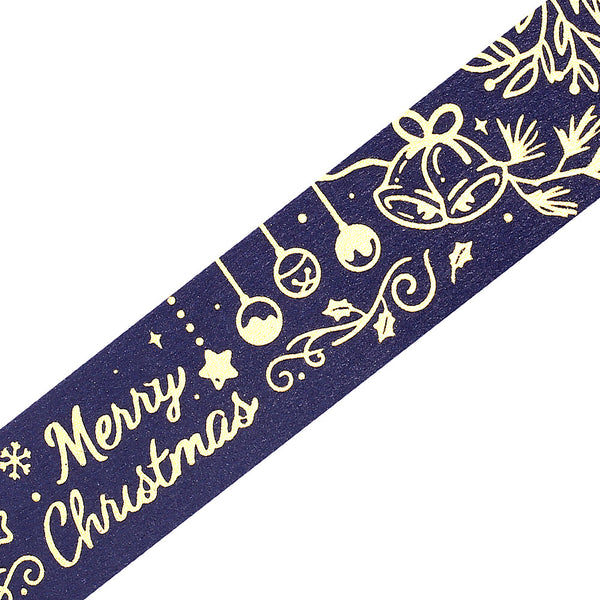 BGM 15mm Washi Tapes Set of 2 - Christmas Forest & Shining Xmas Lettering