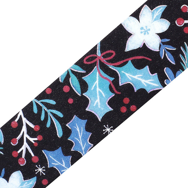 BGM 20mm Wash Tape - Christmas Holly and Flowers BM-SPLM063