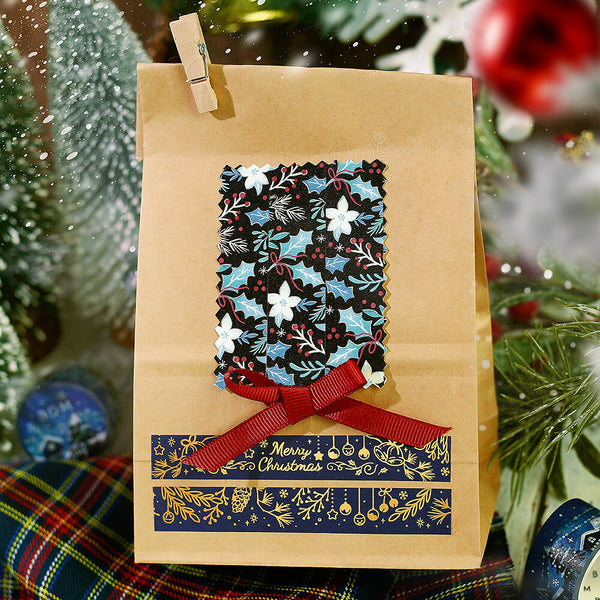 BGM 20mm Wash Tape - Christmas Holly and Flowers BM-SPLM063