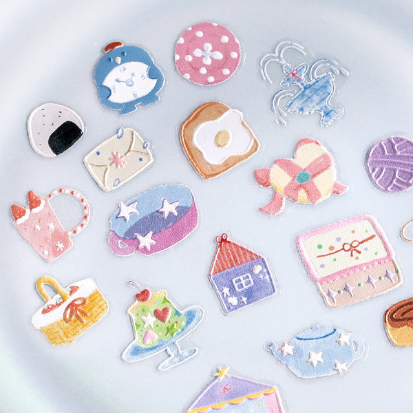 BGM Sheet Stickers "Icing Sticker" Colors of life (Pack of 5) | papermindstationery.com