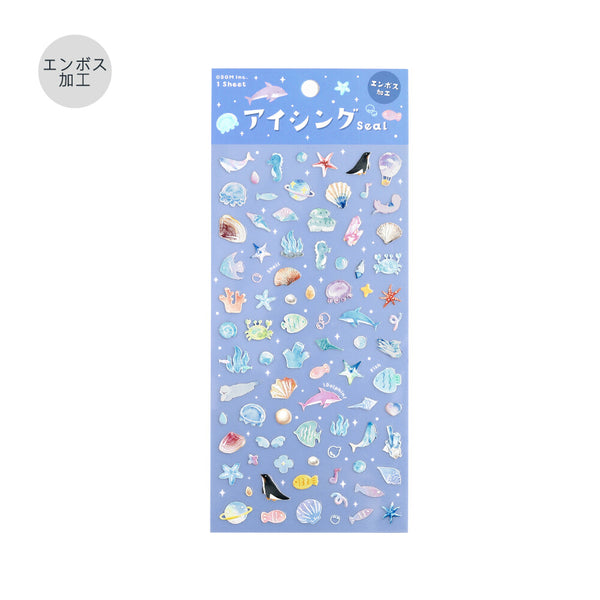 BGM Sheet Stickers "Icing Sticker" Ocean (Pack of 5) | papermindstationery.com