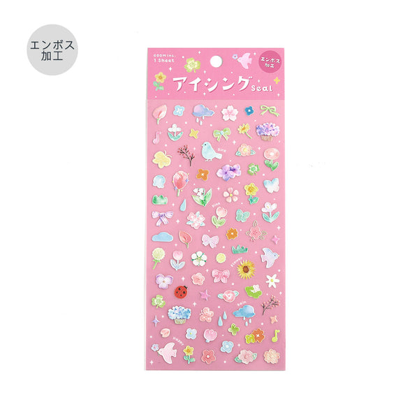 BGM Sheet Stickers "Icing Sticker" Bloom (Pack of 5) | papermindstationery.com