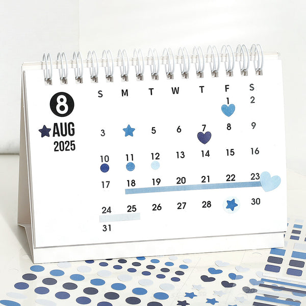 BGM "Daily Palette" Sticker Sheet Ocean (Pack of 5) | papermindstationery.com