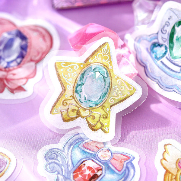 BGM Flake Sticker Foil Stamp "IPPAI" Vol.4 Lots of jewelry (Pack of 5) | papermindstationery.com