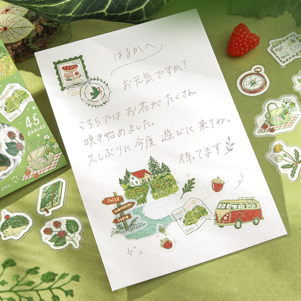 BGM Flake Stickers Set of 2 - Fragments of Journey Forest & Sea