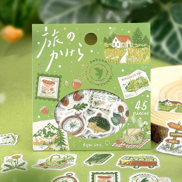 BGM Flake Stickers Set of 2 - Fragments of Journey Forest & Sea