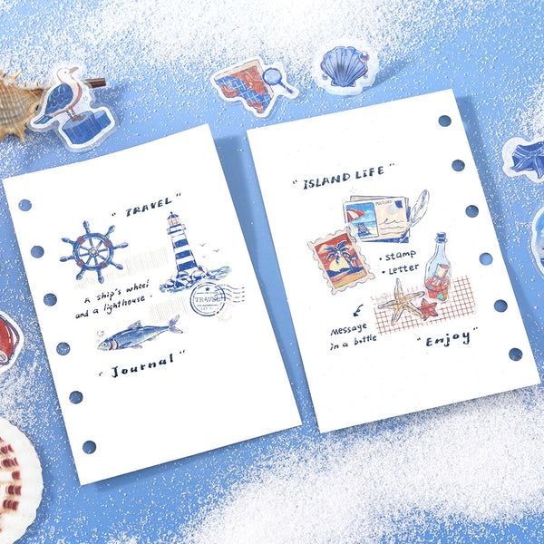 BGM Flake Stickers Set of 2 - Fragments of Journey Forest & Sea