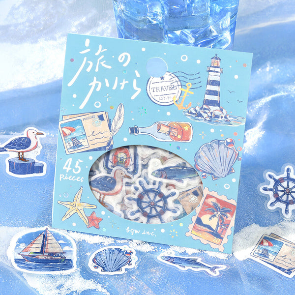 BGM Flake Stickers Set of 2 - Fragments of Journey Forest & Sea