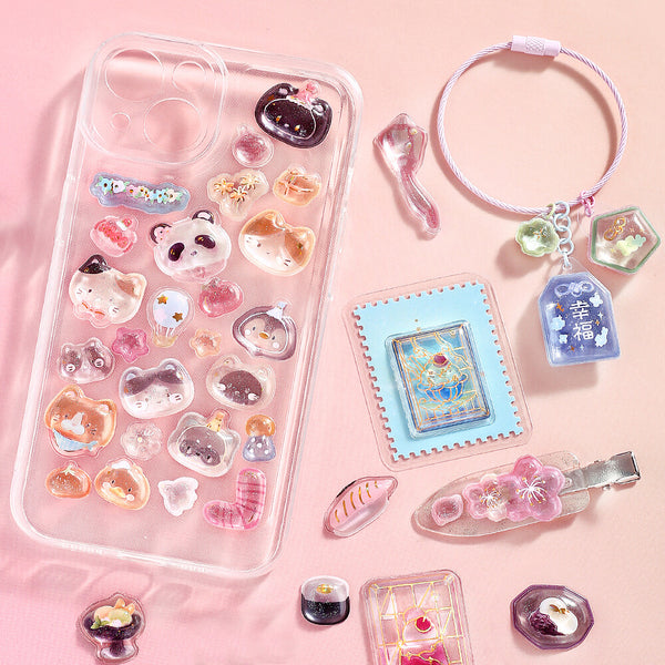 BGM "Kyururun Stickers vol.2" - Cute & Adorable Animal (Pack of 5) | papermindstationery.com