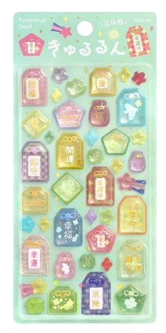 BGM "Kyururun Stickers vol.2" - Lucky Charms (Pack of 5) | papermindstationery.com