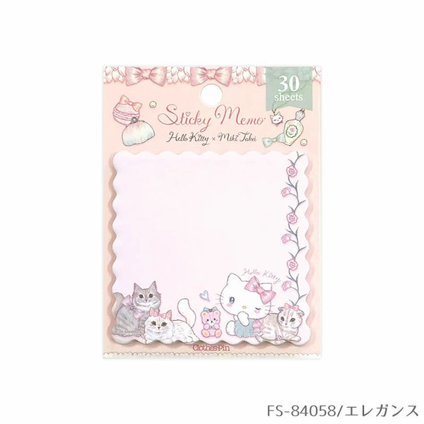 Miki Takei x Sanrio Character Sticky Note Hello Kitty FS-84058