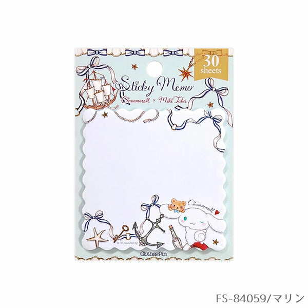 Miki Takei x Sanrio Character Sticky Note Cinnamoroll FS-84059