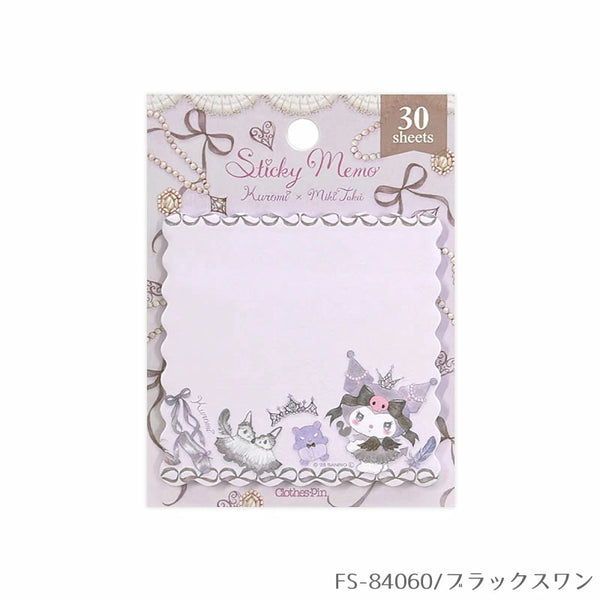 Miki Takei x Sanrio Character Sticky Note Kuromi FS-84060