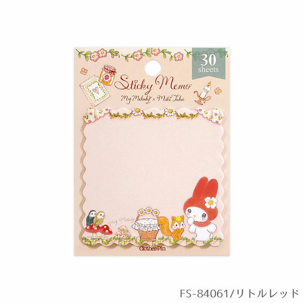 Miki Takei x Sanrio Character Sticky Note My Melody FS-84061