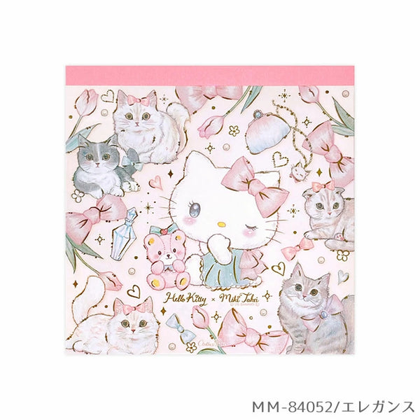 Miki Takei x Sanrio Character Memo Pad Hello Kitty MM-84052