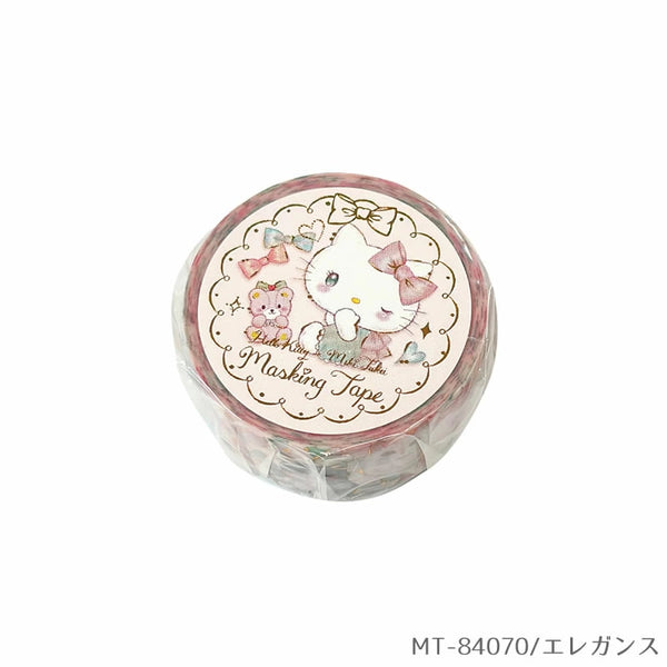 Miki Takei x Sanrio Character 18mm Washi Tape Masking Tape Hello Kitty MT-84070
