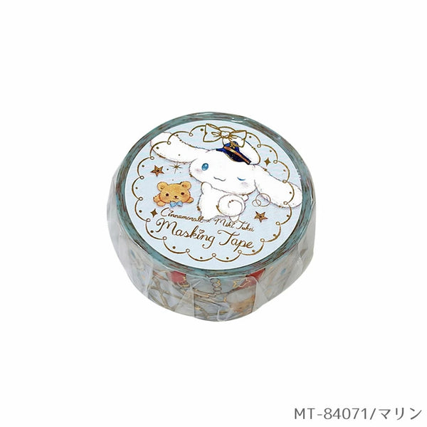Miki Takei x Sanrio Character 18mm Washi Tape Masking Tape Cinnamoroll MT-84071